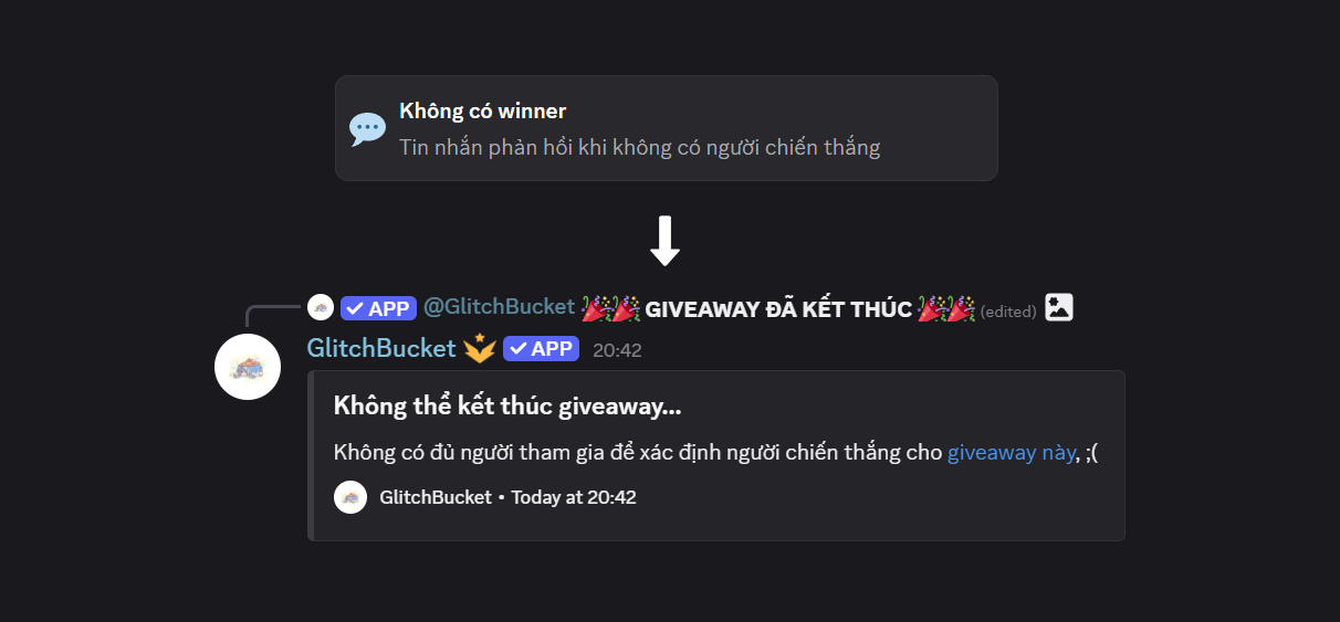 no winner reply